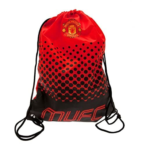 Image of Manchester United FC 2427 Children's Unisex Drawstring Bag, Red