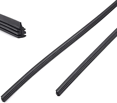Image of ZOFFI Windscreen Wiper Rubber Refill, Universal Frameless Windscreen Wiper Blade Refill 28inch(Adjustable Size) Pack of 4