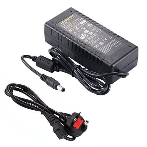 Image of 15V 3A Power Supply Adapter - Universal AC 100-240V to DC 15V 45W Charger Transformer 5.5x2.5mm Interface Compatible with 15 Volt 1.5A 2A 2.5A Equipment UK Cord