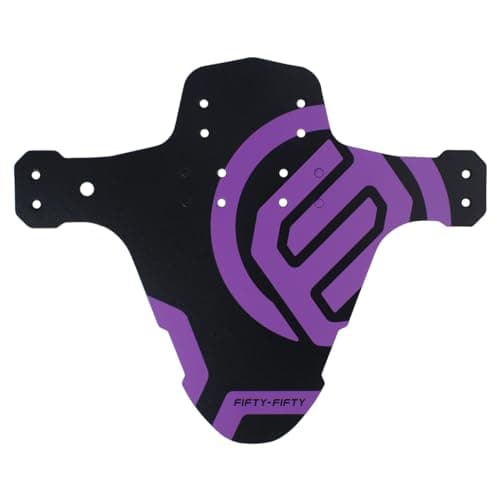Image of FIFTY-FIFTY Mountain Bike Fender, MTB Mudguard, Front and Rear Compatible Bicycle Mudguard, Fits 26", 27.5", 29", Plus Size and Fat Bike Wheel Sizes (Purple)