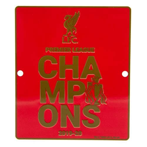 Image of Liverpool FC Premier League Champions Window Sign
