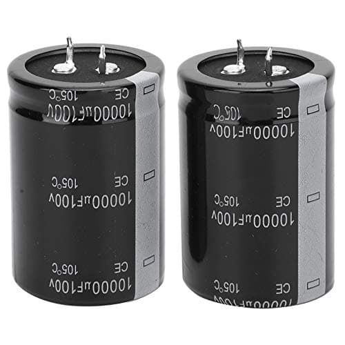 Image of 2pcs 10000uF 100V Electrolytic Capacitor 105℃ 35X50mm