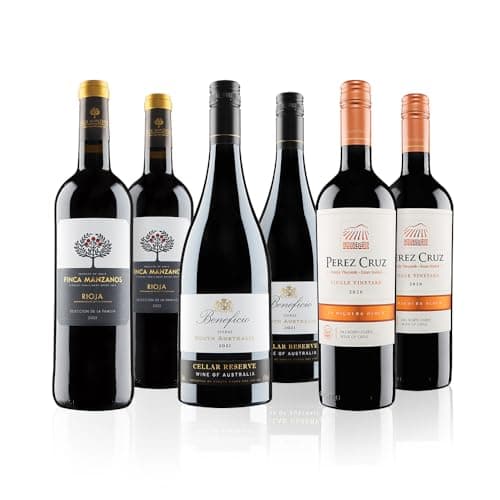 Image of Virgin Wines - Premium Red Wine Selection - 6 Bottles (75cl) - Shiraz, Rioja & More