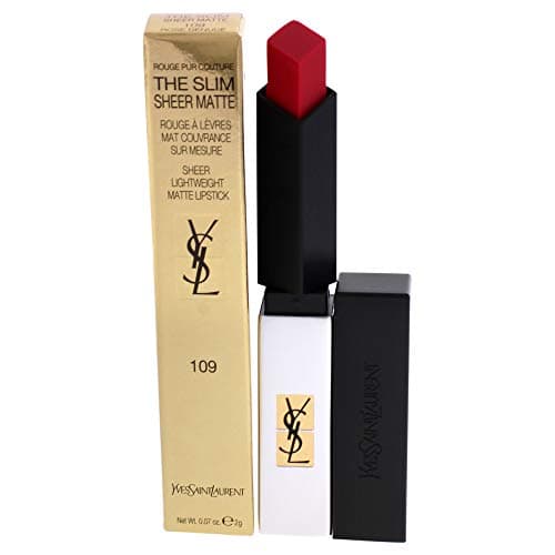Image of Yves Saint Laurent Rouge Pur Couture The Slim Sheer Mat, 109 Rose Dénudé 30 g