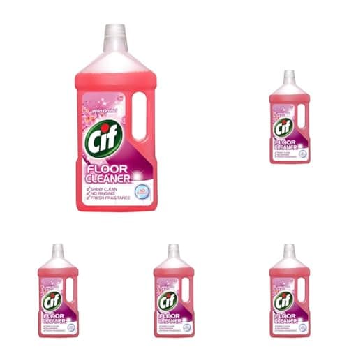 Image of Cif Wild Orchid Floor Cleaner residue-free surface cleaner for linoleum, vinyl and ceramic tiles 950 ml (Pack of 5)
