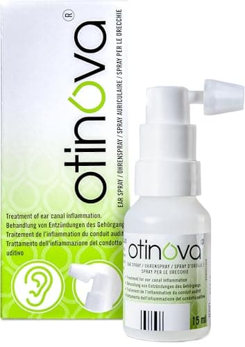 Image of Otinova Ear Spray 15 ml – Fast Acting Formula Designed to Remove trapped Water and Relieve the Symptoms of Swimmers Ear.