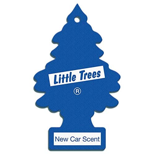 Image of Little Trees Air Freshener Tree MTR0002B New Car Fragrance For Car Home Boat Caravan - 24 Pack, Blue