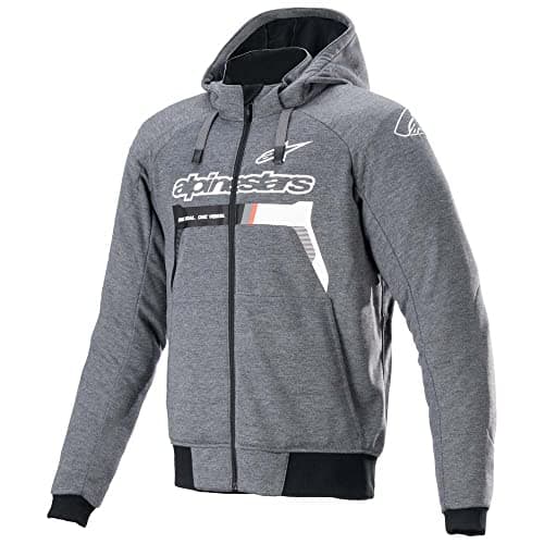 Image of Alpinestars Chrome Ignition Motorcycle Textile Jacket, grey/black/white, 2XL