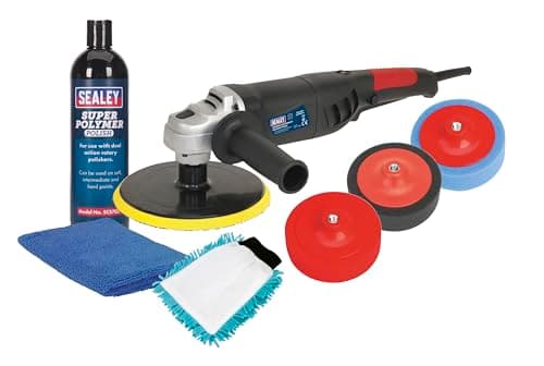 Image of Sealey CPK03 Ø180mm Pro Electric Polisher Kit 1100W/230V