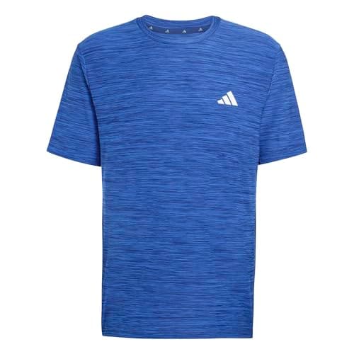 Image of adidas Men's Workout Essentials Flex T-Shirt, Dark Blue Melange, XL