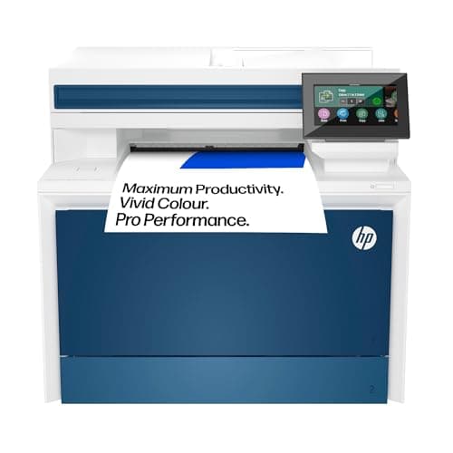 Image of HP Color LaserJet Pro 4302dw Colour Laser Multifunction Printer (Copying, Scan, Print, A4, Automatic Duplex / WiFi, Auto Document Feeder), Blue