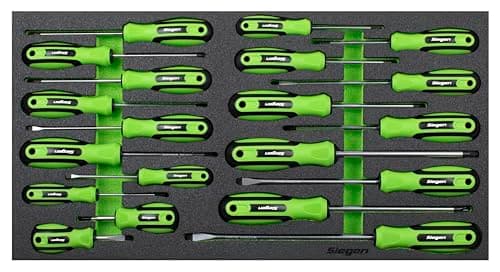 Image of Siegen by Sealey 20pc Screwdriver Set with Tool Tray - S01276