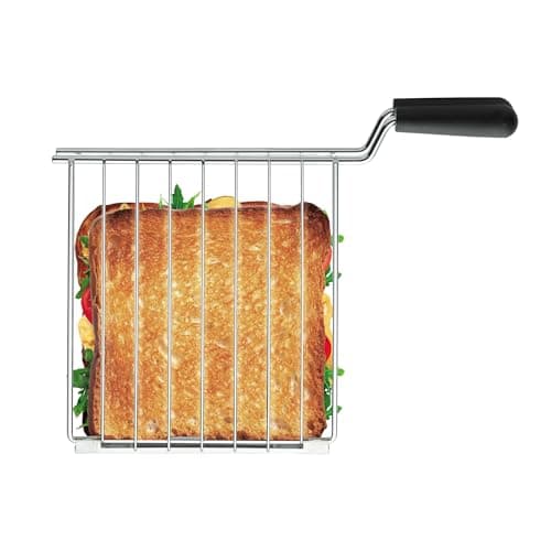 Image of Dualit Lite Sandwich Cage for Dualit Toasters | 2 Pack | Toaster Accessory | Toastie Maker for Toasters | Make the perfect toastie at home in your toaster | Sandwich Cage With Drip Tray | 00510