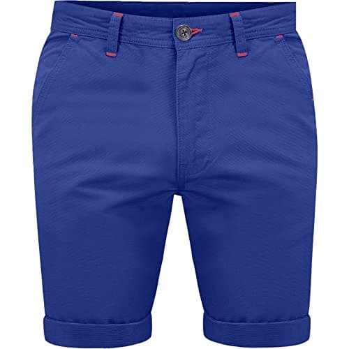 Image of westAce 2k18May New Mens Slim Fit Stretch Cotton Chino Shorts Summer Casual Smart [Royal Blue,38]