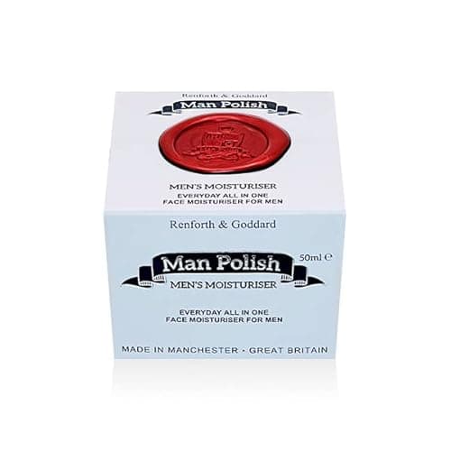 Image of Man Polish Men's Moisturiser - Premium Sensitive Natural Anti Ageing Men's Moisturiser for Face 50ml