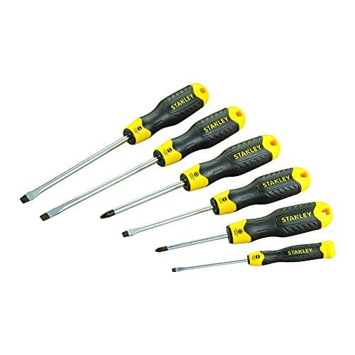 Image of Stanley 598001 Cushion Grip Screwdriver Set (6 Pieces), STA598001