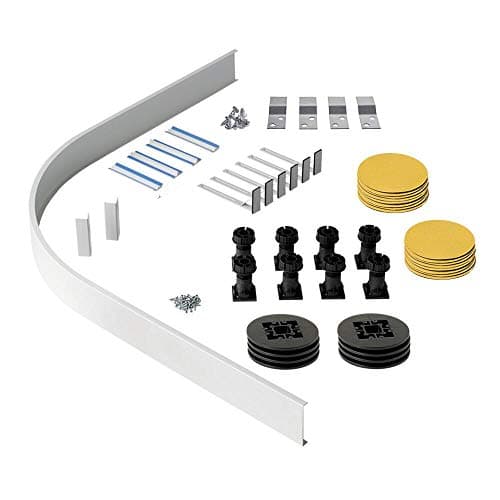 Image of Milano Lithic Offset Quadrant Shower Tray Riser Kit - 550mm
