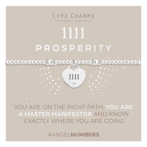 Image of Life Charms 1111 Angel Numbers Bracelet in Gift Box