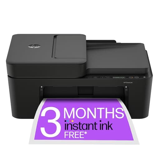Image of HP DeskJet 4310 All in One Printer | Wireless | Colour | Print, Scan & Copy | 3 Months of Instant Ink Included | Automatic document feeder | Dual- band WI-FI