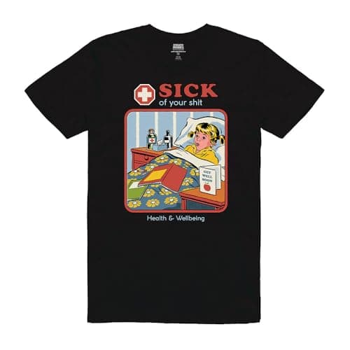 Image of Steven Rhodes Sick of Your Shit T Shirt M Black