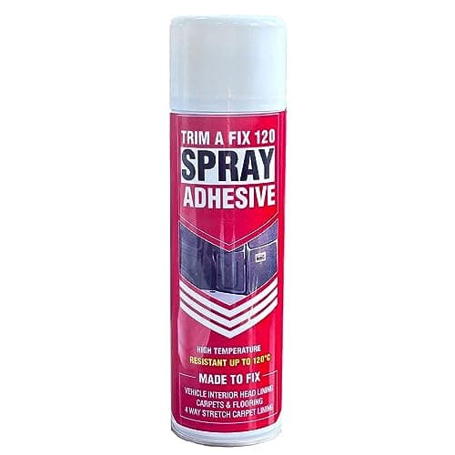 Image of Trim A Fix 120-500ml High Temperature Adhesive Spray Carpet Glue For Cars Van Campervan Motorhome Lining & Upholstery (1)