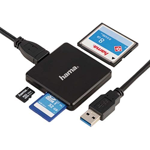 Image of Hama Card Reader 35-in-1 Black multi USB 3.0