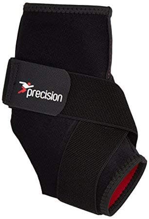 Image of Precision Training Neoprene Ankle Support with Velcro Strap - Size Options (Medium 22-25cm)