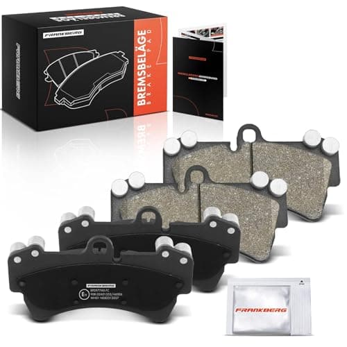 Image of Frankberg Brake Pad Set incl. 4x Pads Front Compatible with T.o.u.a.r.e.g 7L6 7L7 7LA Q7 4LB C.a.y.e.n.n.e 9PA Q7 Van 4LB Replace# 7L6698151A,7L6698151D