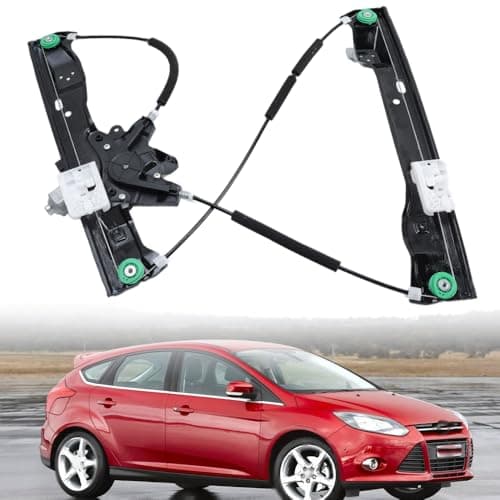 Image of Front Right Window Regulator with 2-Pin Motor for Ford Focus MK3 2012-2018, Window Regulator 1847373, CM51A23201AF, CM51-A23201-AF