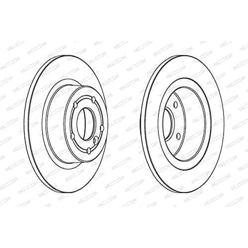 Image of FERODO DDF874C Brake Disc Rotors