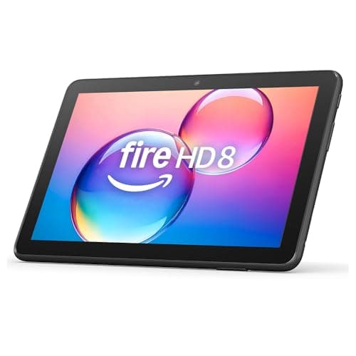 Image of Amazon Fire HD 8 tablet (newest gen), 8" HD Display, 4 GB memory, 64 GB, responsive and vibrant, designed for portable entertainment, Black, (2024 release) – without ads