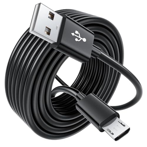 Image of 4.5M Long PS4 Controller Charger Cord,Micro USB Cable for Dualshock 4 Data Wire PS4 Charging Cable for Sony Playstation 4 Pro Wireless Console Games 15FT 4. 5M
