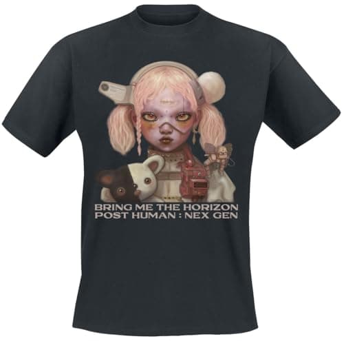 Image of Bring Me The Horizon T Shirt Nex Gen Cover Official Unisex Black L