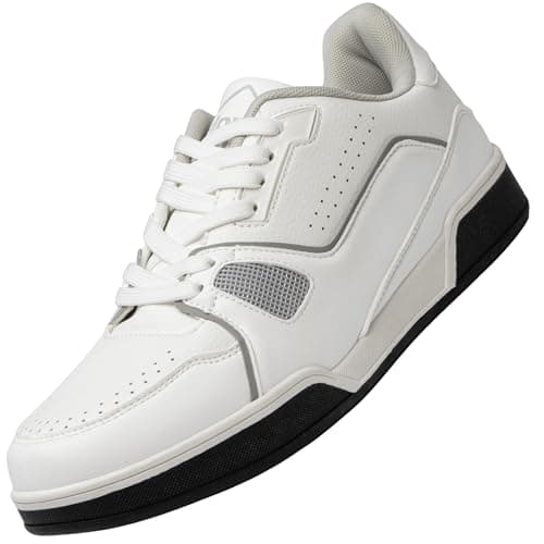 Image of alpine swiss Remy Mens Fashion Sneakers Casual Athletic Low Top Comfortable Tennis Shoes White 11 M US