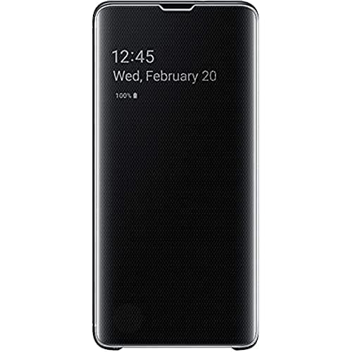 Image of Samsung Original Galaxy S10+ Protective Clear View Folio Cover Case - Black