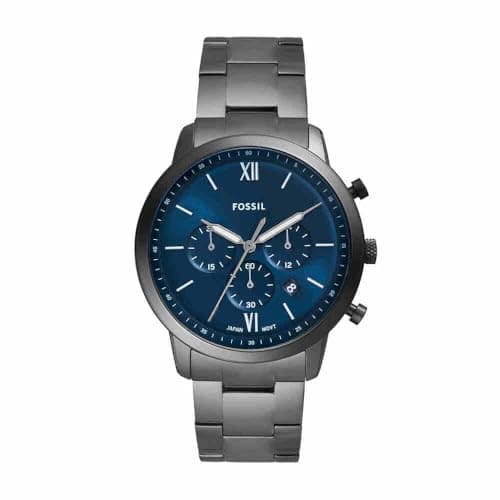 Image of Fossil Neutra Watch for Men, Quartz Chronograph Movement with Stainless Steel Strap,Metallic Silver