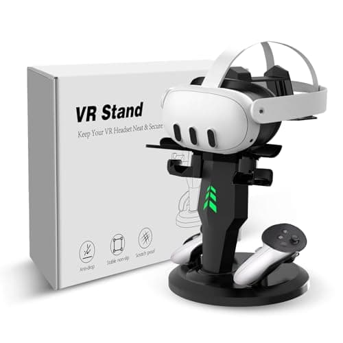 Image of G-STORY Charging Dock for Meta Quest 3/Quest 3S/Quest 2 VR Headset and Controllers, VR Charging Station with LED Lights, Fast charger Dock Stand for oculus quest Pro Accessories with Type-C Cable