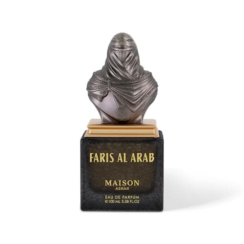 Image of Maison Asrar | Faris Al Arab Eau de Parfum 100ml | Cashmere Wood, Vanilla Wood, Cedarwood & Amber Notes | Musk, Tonka & Sandalwood Base