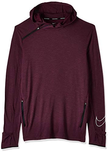 Image of Nike M NK SPHERE HOODIE NOV LT Men's Sweatshirt Black / Reflective Silver FR (Size Manufacturer: XL)