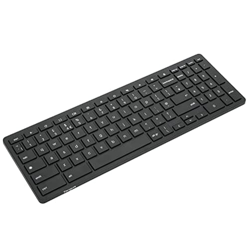 Image of Targus Bluetooth Keyboard (UK), Works with Chromebook, Black (AKB872UK)