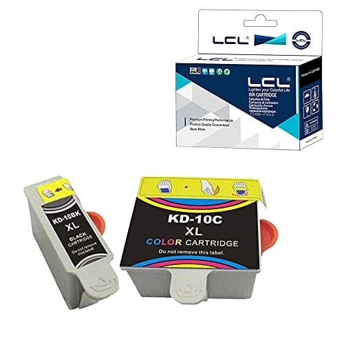 Image of LCL Compatible Ink Cartridge 10 10B 10C XL (2PK 1Black 1colour) Replacement for Kodak EasyShare 5100 EasyShare 5300 EasyShare 5500 ESP 3 ESP 3250 ESP 5 ESP 5210 ESP 5250 ESP 7ESP 7200 ESP 9200ESP