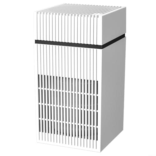 Image of Tidgel USB Portable Air Purifier with HEPA Filter and Activated Carbon, 3-Stage Cleaning for Home Travel Office, Quiet Square Design(White)