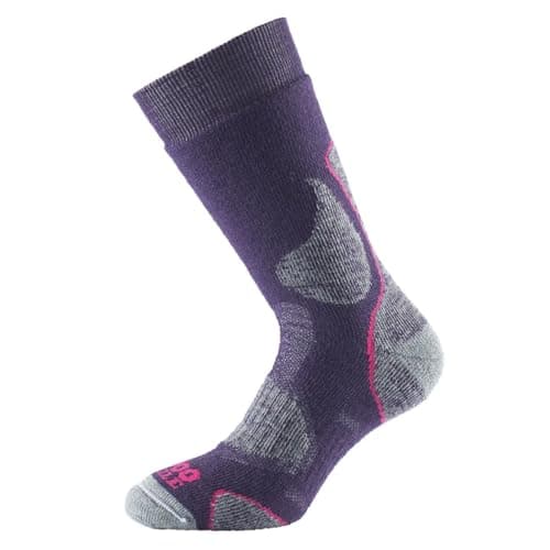 Image of 1000 Mile Women's Mile Women s 3 Season Walking Socks Purple Medium Size UK 6 8 5, Purple, Medium Size UK - 8.5