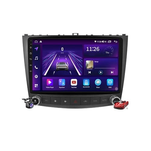 Image of M200S,Car Stereo 2 Din Android 15.0 Radio with 4G 5G WiFi SWC Carplay Android Auto for Lexus IS IS250 200 300 350 2006-2012 GPS Sat Navigation 10''MP5 Multimedia Video Player