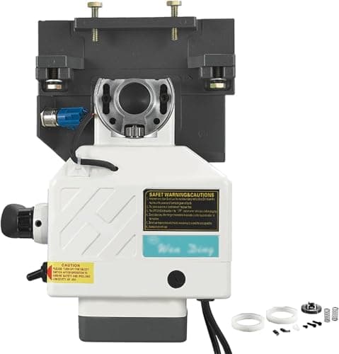 Image of VitalisWorks Power Feed X-Axis for Milling Machine,450In Lb 95W Milling Machine Power Feed Device 0-190 RPM Mini Mill Power Feed,Apply to High-Speed Rocker Milling Machines,Machine Tools