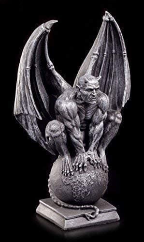 Image of Gargoyle Figure Devil Grasp of Darkness Gothic Decor Daemon