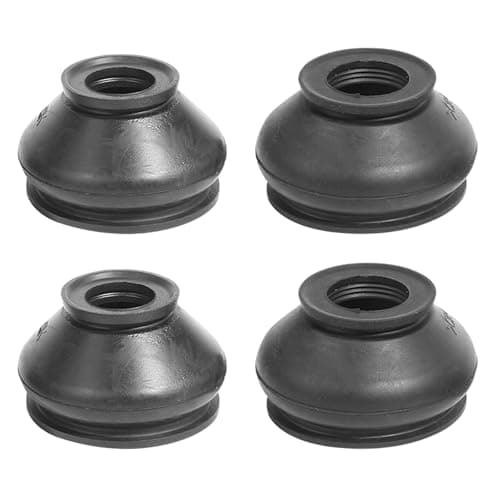 Image of Flaconi 4PCS Car Ball Joint Boot,Tie Rod Boot,Ball Joint Boot Replacement,Ball Joint Head Dust Protection Tie Rod Boot Cover,Car Accessories Ball Joint Rubber Dust Boot Covers,Fit for Most Vehicles