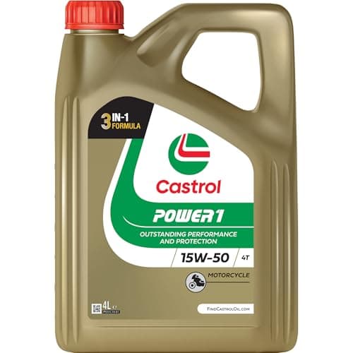 Image of Castrol POWER1 4T 15W-50 Motorcycle Oil 4L