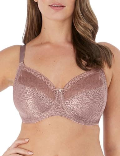 Image of Fantasie Women's Envisage Underwire Full Cup Bra with Side Support Coverage, Opaque, Taupe, 30DD