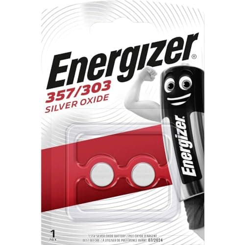 Image of Miniature Batteries - Energizer 357-303 Silver Oxide Watch Battery, Small Batteries ZM BP - Energizer 422962